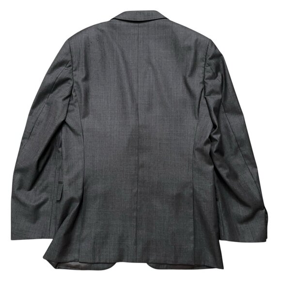 Canali Blazer Jacket Mens Size EU 54L US 44L Sports Coat Wool Constructured Gray - Picture 2 of 9